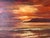 1980s 1980s Vintage M. Young Ocean Sunset Landscape Oil Paint – Framed For Sale - Image 5 of 11