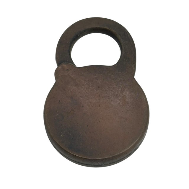 Vintage Eagle Lock Company Brass Padlock Terryville Ct Usa Six Levers No Key For Sale In Washington DC - Image 6 of 12