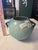 Blue Roseville Pottery Primrose Art Deco Jardiniere Vase "285-6" Blue 1932 For Sale - Image 8 of 9