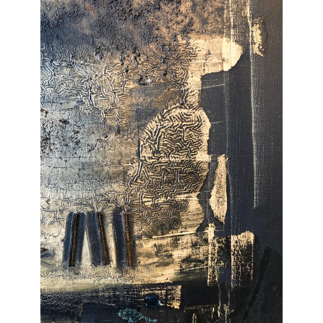 Abstract Expressionism Ivan Freitas, Brazilian Modernist Abstract Oil Painting Latin American Expressionist Concreta, c.1960 For Sale - Image 3 of 15