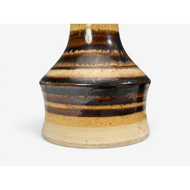 1970s Per Engstrom, Small Table Lamp, Beige Ceramic, Denmark For Sale In New York - Image 6 of 10