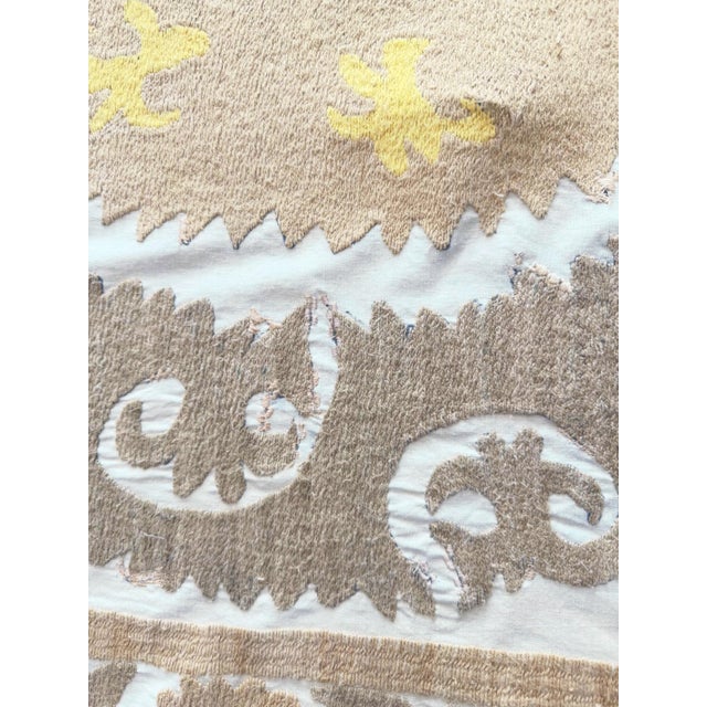 Vintage Suzani Wall Hanging Decor For Sale - Image 4 of 8