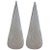 Pair of White Pin Stripe Murano Glass Lamps by Vetri For Sale - Image 10 of 12