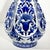 Chinoiserie Vintage Hand Painted Hollywood Regency Chinoiserie Blue & White Vase, Six Sided For Sale - Image 3 of 7