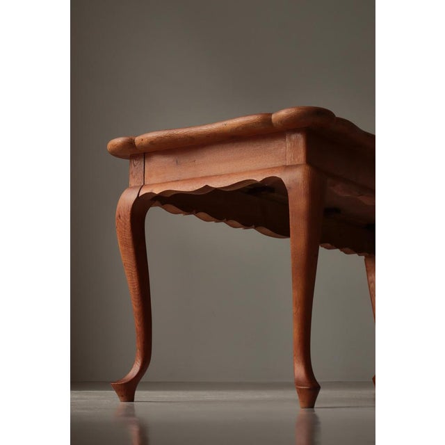 Vintage Danish Oak Coffee Table with Ceramic Tiles by Frits Henningsen, 1940s For Sale - Image 14 of 16