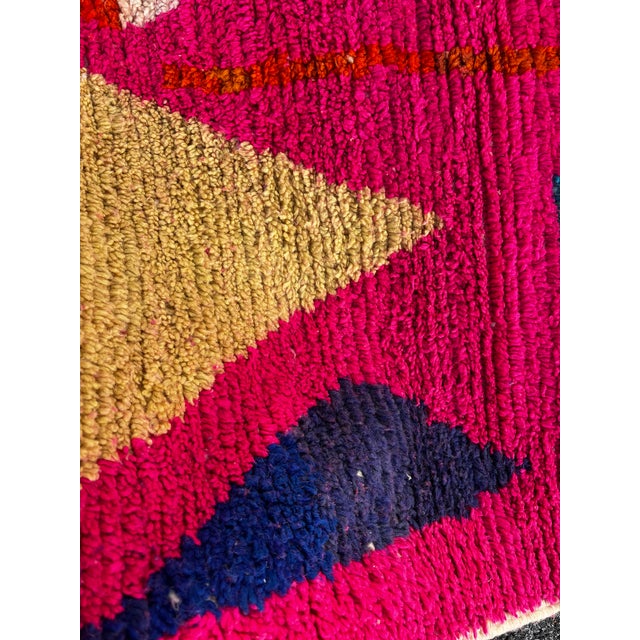 Bauhaus Moroccan Boujad Wool Rug, 1990 For Sale - Image 3 of 12