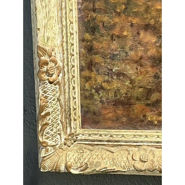 Vintage Original Landscape Oil on Canvas For Sale - Image 9 of 12
