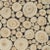 Sanderson Alnwick Logs Wallpaper in Lacquer Black - a Sample For Sale