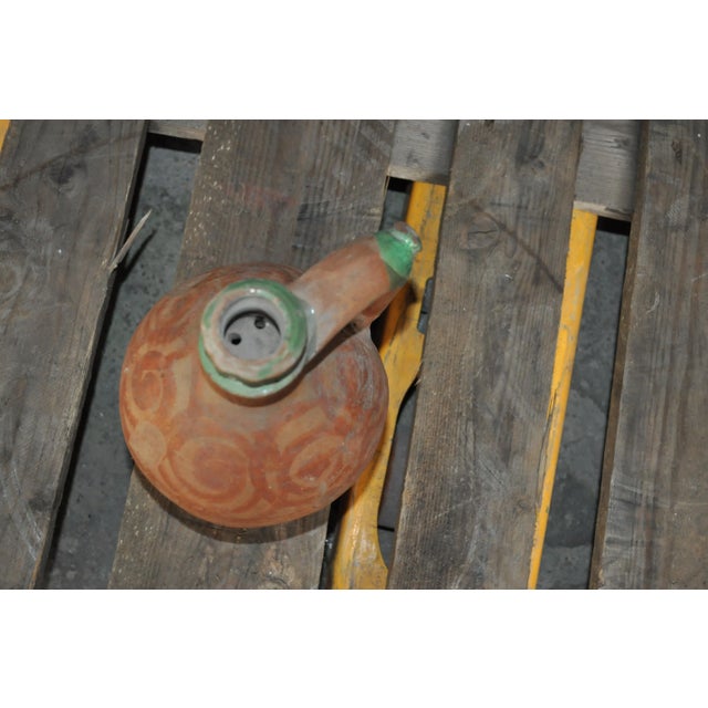 Antique rustic water jug, found in Hungary. Ships from Hungary Measures: Height 10.63 in Diameter 20.08 in Color:...