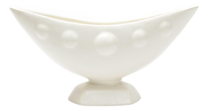 White Ceramic Mantle Vase from Shorter & Son, England, 1950s