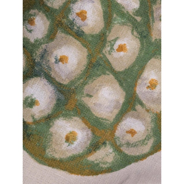 Textile Gaston Y Daniela "Tropicana" Vintage 1996 Handprint Fabric — 4 Continuous Yards For Sale - Image 7 of 10