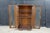 Antique Art Deco Mahogany Curio Cabinet Bookcase Console 42" For Sale - Image 11 of 18