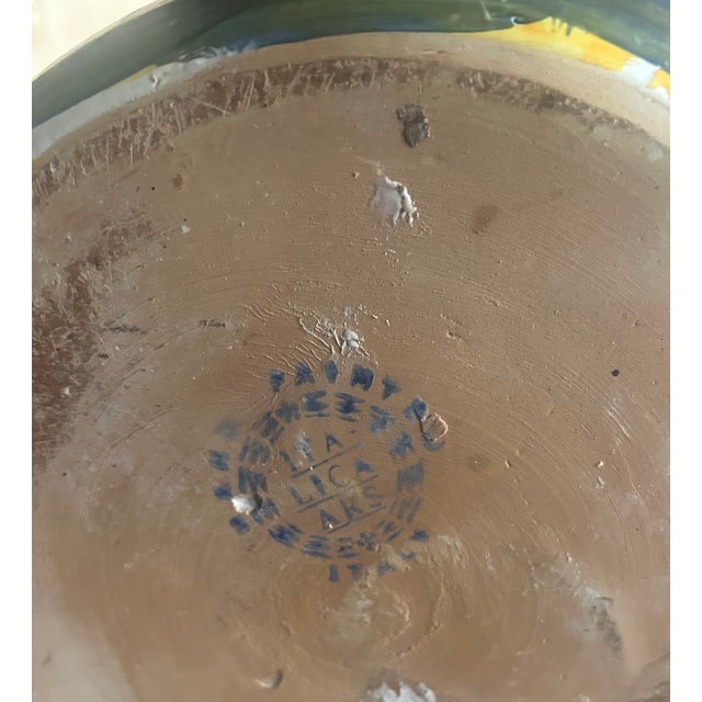 1950s Mid-Century Modern Italica Ars Italian Ceramic Vase For Sale - Image 6 of 8
