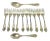 1930s Sr. Christopher Wallace Sterling Silver Flatware - 12 Piece Set For Sale
