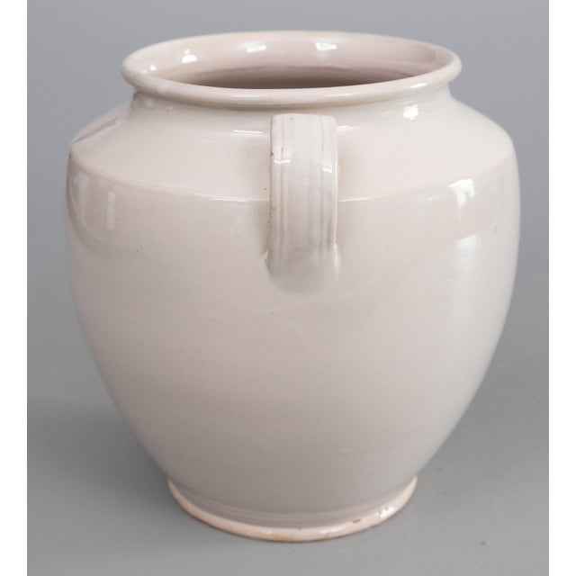 Antique 19th Century French White Glazed Confit Pot For Sale - Image 4 of 9
