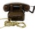 1980s Vintage Comdial Model 500d Rotary Phone (1984) | Classic Retro Brown Desk Telephone | Tested & Working Mid-Century Decor For Sale - Image 5 of 14