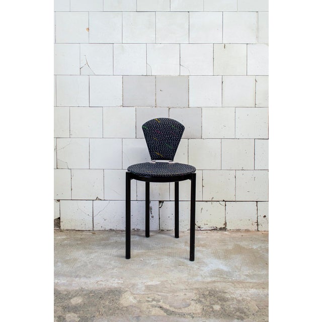 Postmodern Postmodern Chairs and Storage Unit, 1980s, Set of 5 For Sale - Image 3 of 8