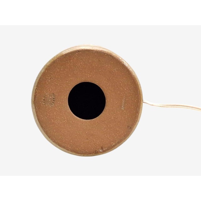 1960s Søholm Stentøj, Large Table Lamp, Beige Stoneware For Sale - Image 10 of 11