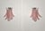 Mid-Century Modern Vintage Pink Felci Murano Glass Wall Sconces, 1990s, Set of 2 For Sale - Image 3 of 18