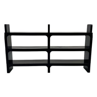 Black Modular Shelf by Olaf Von Bohr for Kartell, 1970s For Sale