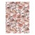 Sample - The House of Scalamandré Rainforest Warp Print Fabric, Terra Cotta For Sale