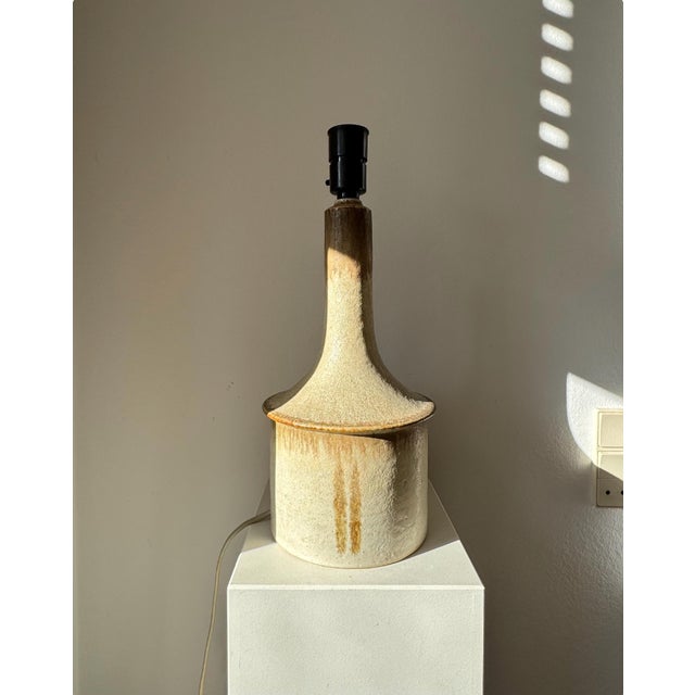 Very unique pair of table lamp designed by Jette Hellerøe, denmark for Axella. Extraordinary glazing, model nr. 664,...