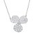 Mid 20th Century Tiffany & Co Diamond Paper Flowers Necklace Platinum Fine Signed Jewelry For Sale