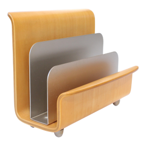 Signed Michael Graves Scandinavian Style/ Bent Wood Latter Holder Desktop