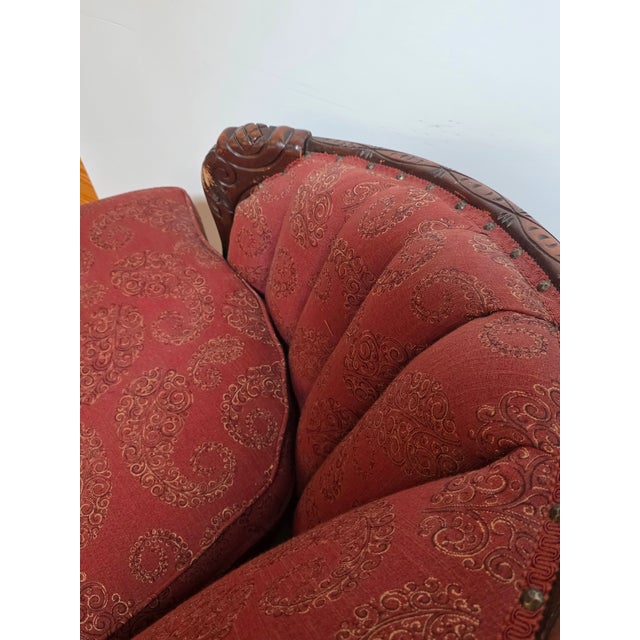1920s Circa 1920 Louis XV Antique Sofa For Sale - Image 5 of 12
