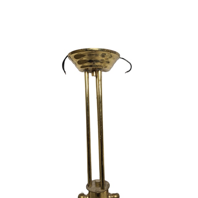 1970s Vintage Art Nouveau Pendant Light, Poland, 1970s For Sale - Image 5 of 12