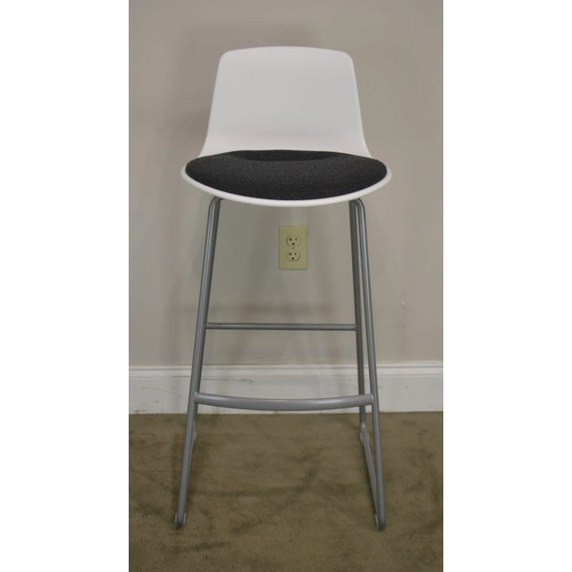 High Quality European and American Made Metal Frame Bar Stools with Polypropylene Seats by Steelcase