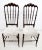 This pair of typical Chiavari chairs has been designed by Gaetano Descalzi in the city of Chiavari in Italy, where they...