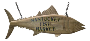 Nantucket Fish Market Trade Sign