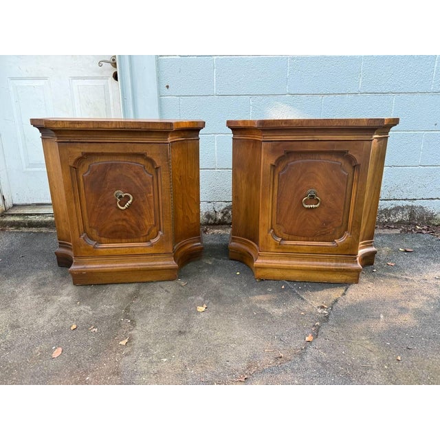 Pair of Neoclassical Style Davina Collection Nightstands by Drexel For Sale - Image 11 of 17