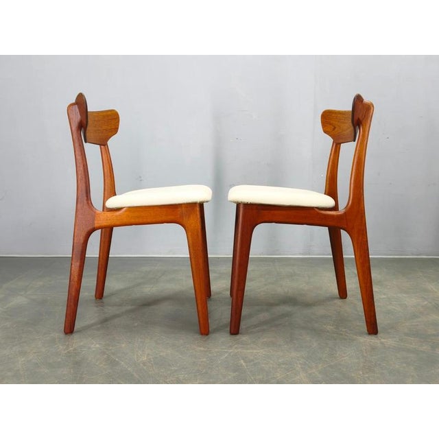 Vintage Danish Teak Dining Chairs by Schionning & Elgaard, 1960s, Set of 4 For Sale - Image 13 of 15