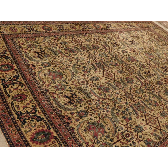 Antique Persian Dorokhsh Rug - 9' x 12'4