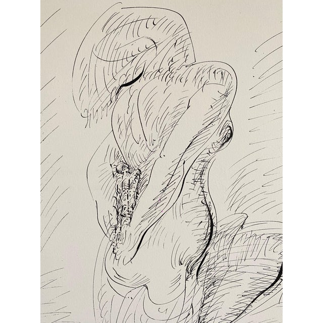 This is from the suite by Jean Paul Sartre and Andre Masson, Limited edition of 175. published by Fernand Mourlot, 1961....