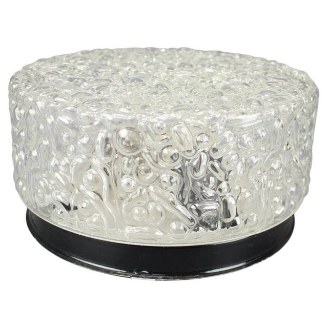Mid-Century Bubble Glass Flush Mount, Czechoslovakia, 1960s. For Sale - Image 11 of 11