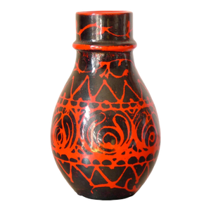 Mod Mid Century Small Vase by Italian Master Alvino Bagni for Raymor