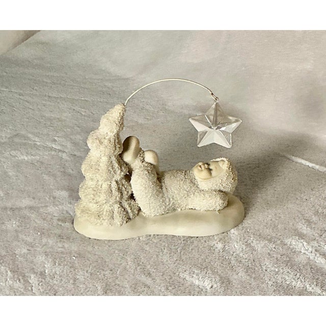 Figurative Department 56 Snowbabies "Starlight, Starbright" Figurine Retired 1999-2002 With Original Box & Packing For Sale - Image 3 of 12