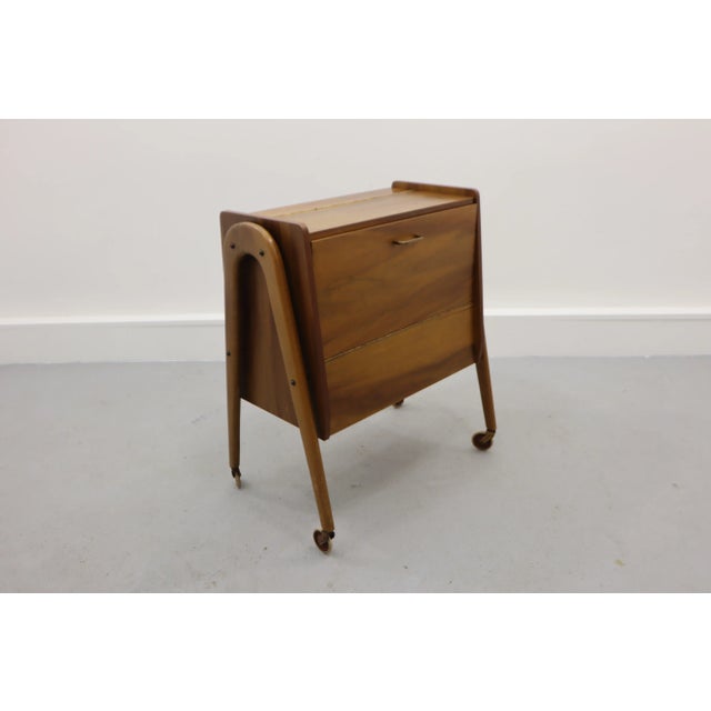 Mid-Century Sewing Chest, 1960s For Sale - Image 9 of 12