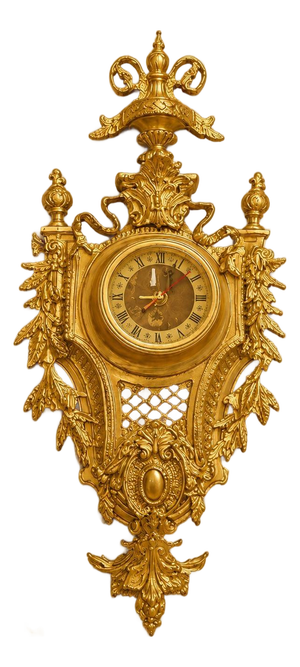 Vintage Baroque Wall Hanging Clock