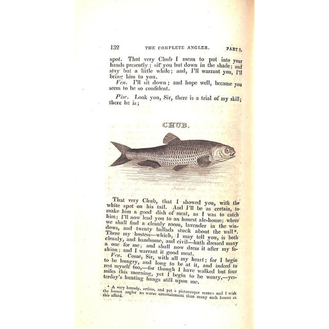 "The Complete Angler" 1808 Walton, Isaak Cotton, Charles For Sale - Image 4 of 12