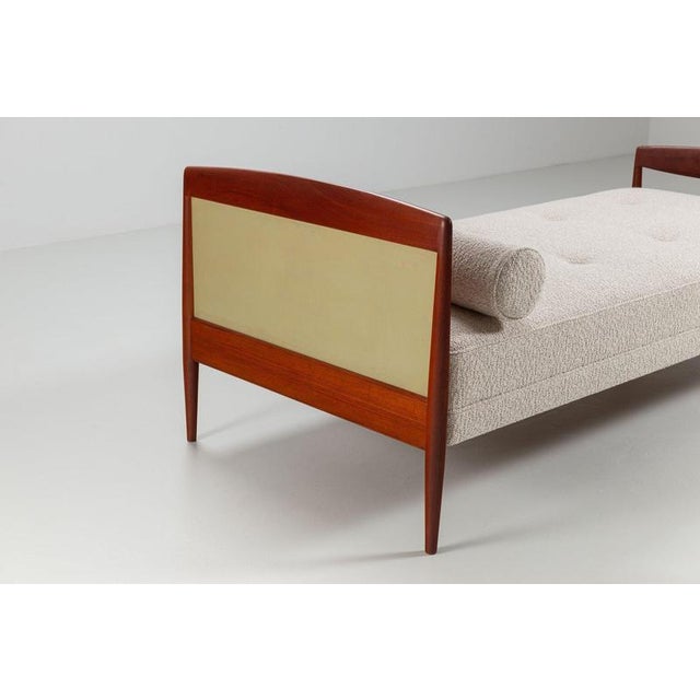 Wood Scandinavian Daybed in Teak and Cane, Denmark, 1960 For Sale - Image 7 of 16