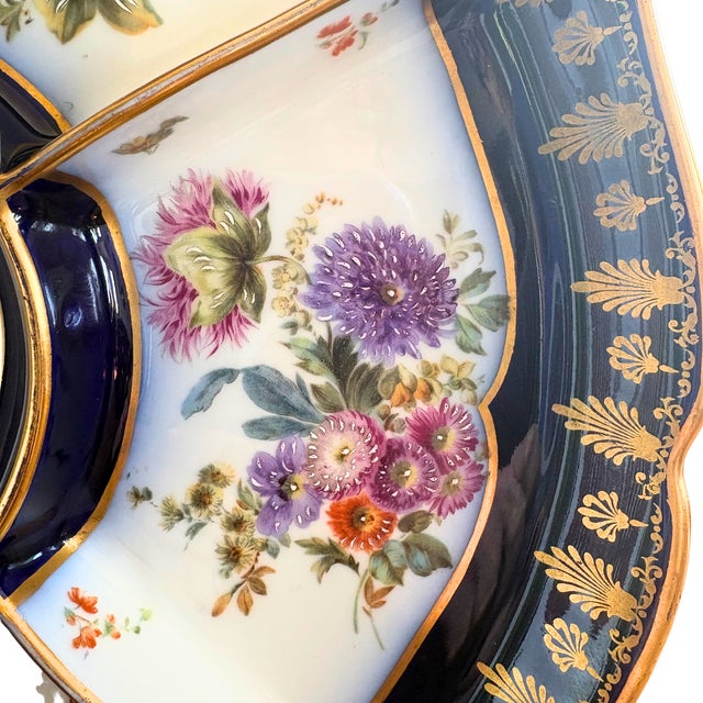 Large Vintage French Aperitif Platter from Limoges, 1950 For Sale - Image 4 of 10