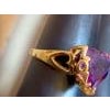 4 Carat Heart Shape Amethyst Love Cocktail Ring in 18 Karat Yellow Gold For Sale - Image 16 of 18
