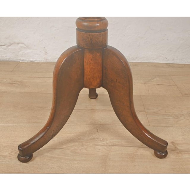 Late 19th Century Victorian Tilt Top Table Tripod Rectangular Mahogany, 1890 For Sale - Image 5 of 13