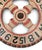 Circa 1930s Two Sided Hand Painted Game Wheel For Sale - Image 4 of 12