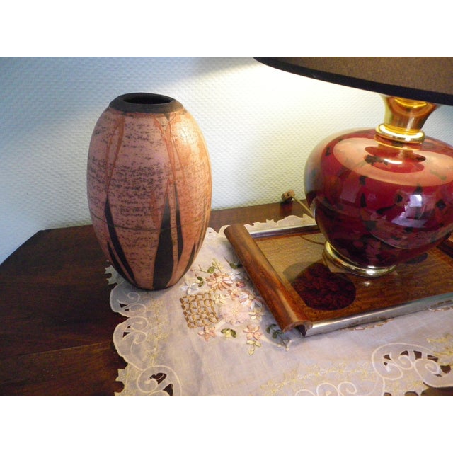 Raku Decorative Vases, Set of 2 For Sale - Image 9 of 15