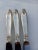 Silver Set of 3 Prelude Sterling .925 International Silver Modern Hollow Knife Set, No Monogram For Sale - Image 8 of 12